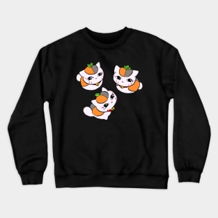 I draw more three nyanko sensei / Natsume's Book of Friends movie Crewneck Sweatshirt